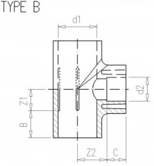 Mynd af PVC Lím Té 160 x  90mm