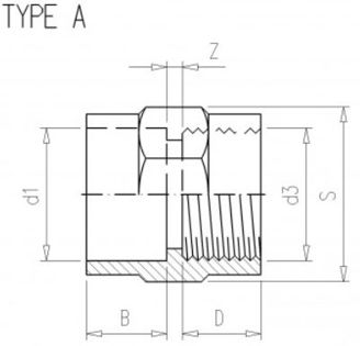 Mynd af PVC Lím Múffutengi 75 x  2" 