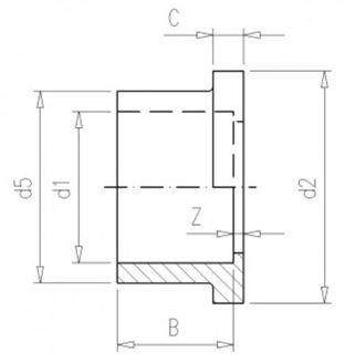 Mynd af PVC Lím Kraghulsa 250mm
