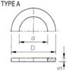 Mynd af PVC Lím Gúmmí Pakkning  90mm