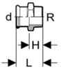 Mynd af Press Nippil-Tengi Galvaniserað 54mm x  2"