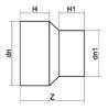 Mynd af Minnkun DN 225/160 - SDR 17