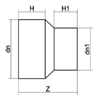 Mynd af Minnkun DN 225/160 - SDR 17