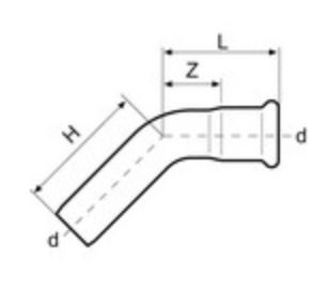 Mynd af Press Nippil-Hálf-Hné Ryðfrítt  18mm