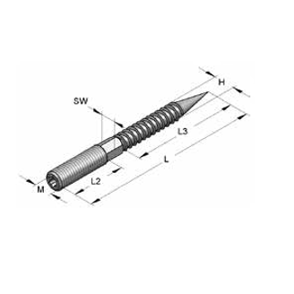 Mynd af MEFA Skrúfbolti M8 x 60mm