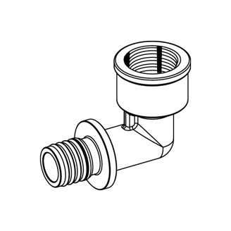 Mynd af TECE Múffuhné 20mm x  3/4"