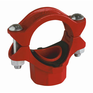 Mynd af Klemmuté snittað 2 1/2" x 1" Rautt