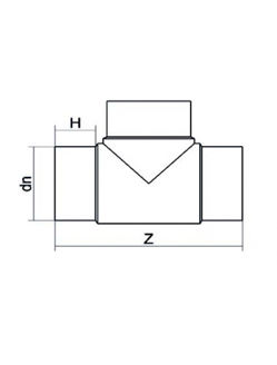 Mynd af Rafsuðu Té DN450 SDR11