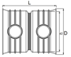 Mynd af Magnacor Múffa DN300