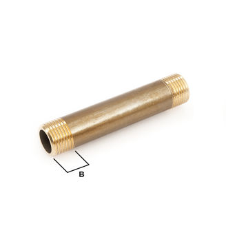 Mynd af Skrúfbútur    1/2" - 70mm Kopar