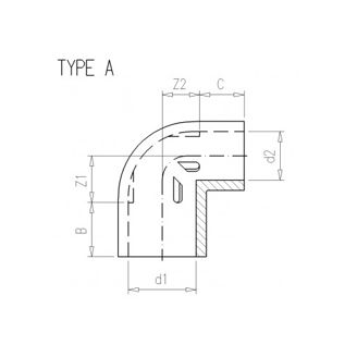 Mynd af PVC Minnkunar Hné 50-40mm