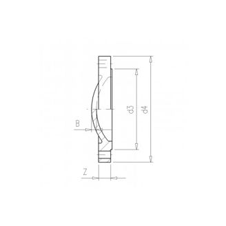 Mynd af PVC Blindflangs 225mm